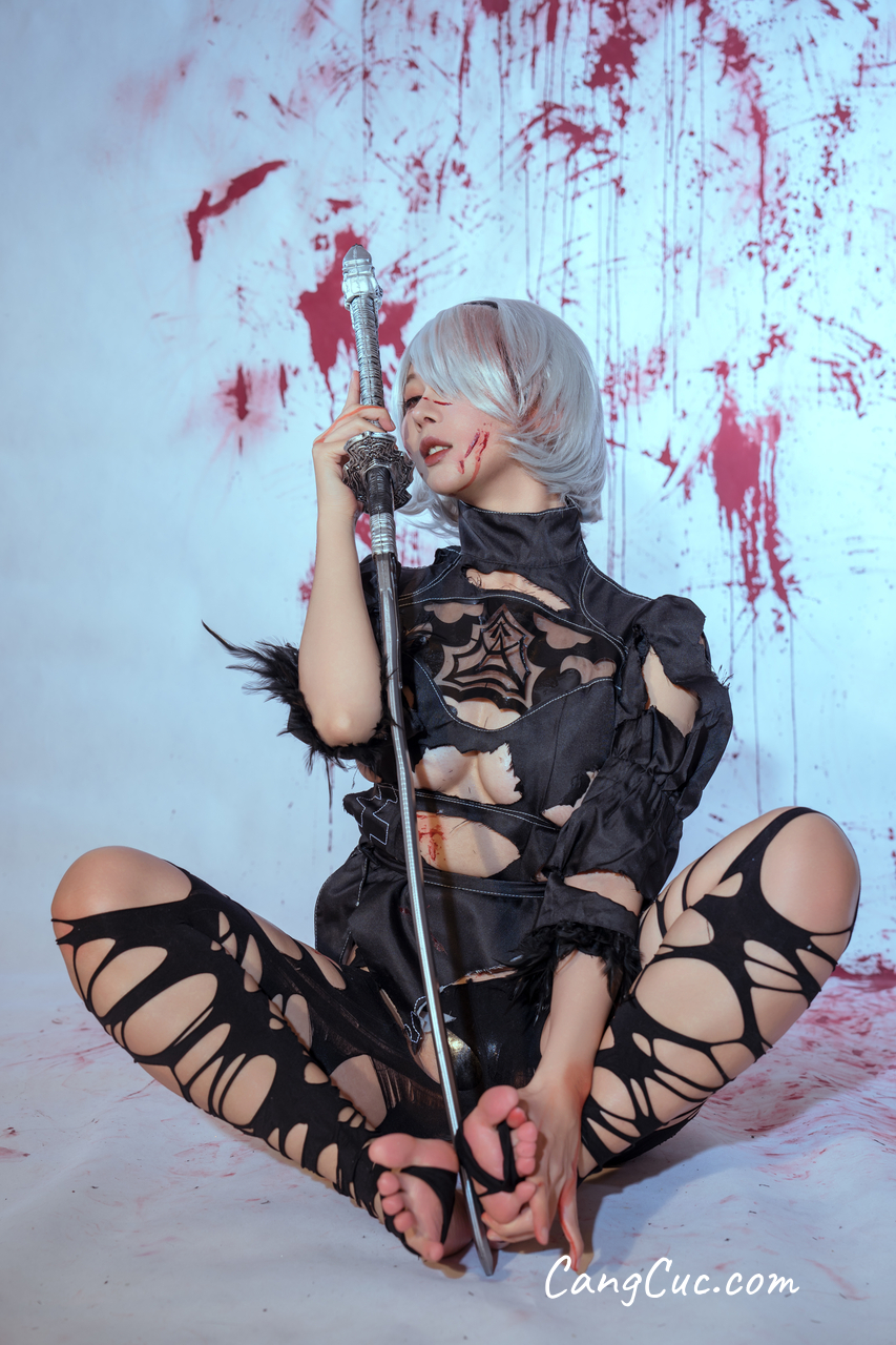 Coser@云溪溪 (Yunx1x1) & 奶桃 – 2B本 YoRHa No.2 Type B 下 ảnh 63